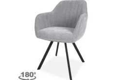 Eetkamerstoelen-Tower Living Eetstoel Blue Grey Bruno