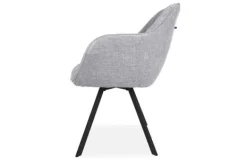 Eetkamerstoelen-Tower Living Eetstoel Blue Grey Bruno