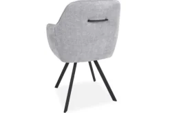 Eetkamerstoelen-Tower Living Eetstoel Blue Grey Bruno