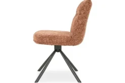 Eetkamerstoelen-By-Boo Eetstoel Burgundy 250191 Ferre