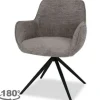 Eetkamerstoelen-Tower Living Eetstoel Cement Grey Fondo