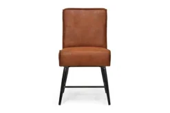 Hot Eetstoel Cognac Belmonte Eetkamerstoelen