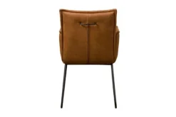 Eetkamerstoelen-Tower Living Eetstoel Cognac Seda
