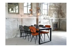 Online Eetstoel Donkergrijs IH-50.048 Vic Eetkamerstoelen