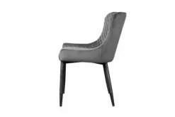 Eetkamerstoelen-Tower Living Eetstoel Grey Oledo