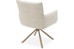 Eetkamerstoelen-Divani Eetstoel Lodge Linen 110 Pasmida |Wit|Bruin|Grijs|Zwart|Groen|Blauw|Oranje