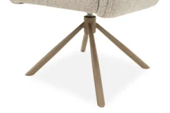 Eetkamerstoelen-Divani Eetstoel Lodge Linen 110 Pasmida |Wit|Bruin|Grijs|Zwart|Groen|Blauw|Oranje