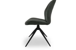 Eetkamerstoelen-Olijk Eetstoel Miami Black Sieb