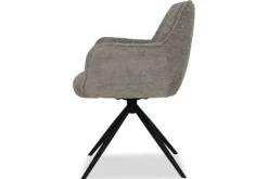 Eetkamerstoelen-By Amelie Eetstoel Mona 464 Grey Simone