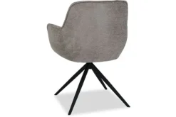 Eetkamerstoelen-By Amelie Eetstoel Mona 464 Grey Simone