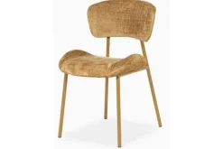 Eetkamerstoelen-By-Boo Eetstoel Mosterd 250194 Dare