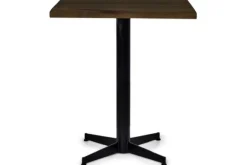 Eettafels-Country Style Eettafel Domani Zwart