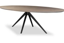 Eettafels-Country Style Eettafel Mensola Zwart