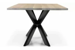 Eettafels-Country Style Eettafel Mensola Zwart