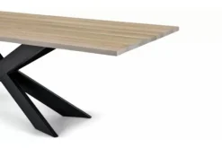 Eettafels-Country Style Eettafel Mensola Zwart