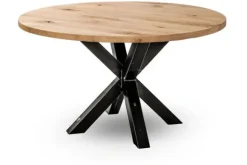 Eettafels-Country Style Eettafel Mensola Zwart