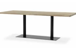 Eettafels-Country Style Eettafel Oasis Zwart