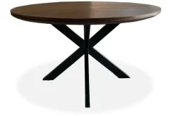 Eettafels-Livingfurn Eettafel Round Brown Jesper