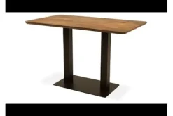 Bartafels|Eettafels-Label51 Eettafel Sloppy Edge Bruin