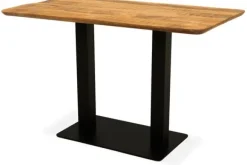 Bartafels|Eettafels-Label51 Eettafel Sloppy Edge Bruin