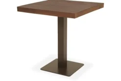 Bartafels|Eettafels-Label51 Eettafel Straight Edge Bruin