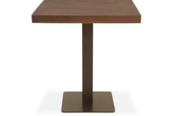 Bartafels|Eettafels-Label51 Eettafel Straight Edge Bruin