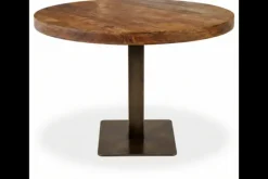 Bartafels|Eettafels-Label51 Eettafel Straight Edge Bruin