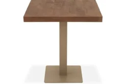 Bartafels|Eettafels-Label51 Eettafel Straight Edge Bruin