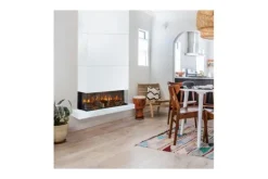 Best Elektrische Levico 90 3D LED haard zwart Disegno Sfeerhaarden