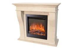 Sale Elektrische Levico LED haard F02 ongepolijst Kreta Sfeerhaarden