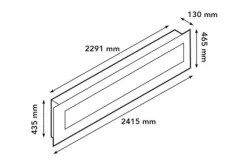 Sfeerhaarden-Xaralyn Elektrische wandhaard 240 Trivero