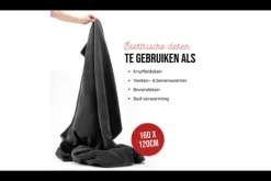 Plaids-Infinity Elektrische warmtedeken Antraciet