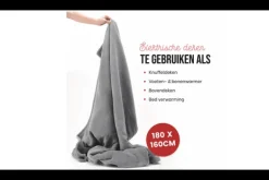 Elektrische warmtedeken Grijs Plaids