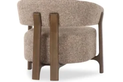 Hot Fauteuil 214107 Brown Tweed Dalara Ronde Fauteuils