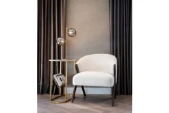 Sale Fauteuil 211290 White Bouclé Mia Ronde Fauteuils