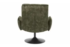Outlet Fauteuil Dark Green Tropea Draaifauteuils