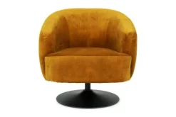 Ronde Fauteuils|Draaifauteuils-Tower Living Fauteuil Gold Barga