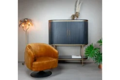 Ronde Fauteuils|Draaifauteuils-Tower Living Fauteuil Gold Barga