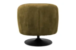 Ronde Fauteuils|Draaifauteuils-Tower Living Fauteuil Green Barga