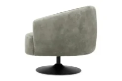 Sale Fauteuil Grey Barga Ronde Fauteuils|Draaifauteuils