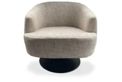 Hot Fauteuil White-Grey Barga Draaifauteuils