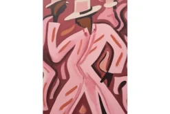 Schilderijen-Urban Cotton Glasschilderij Boogie Woogie