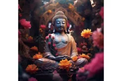 Schilderijen-Ter Halle Glasschilderij Buddha 080080-202