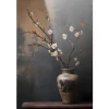 Schilderijen-Urban Cotton Glasschilderij Dark Blossom Vase