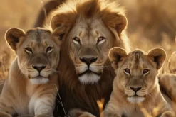 Hot Glasschilderij Leeuwen 080120-1074 Schilderijen