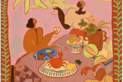 Hot Glasschilderij Lunch with the Ladies Schilderijen