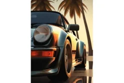 Schilderijen-Urban Cotton Glasschilderij Miami Style