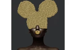 Schilderijen-Ter Halle Glasschilderij Mickey Koper 080080-187