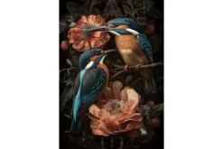 Discount Glasschilderij Twee ijsvogels 080120-1138 Schilderijen