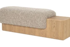 Poefen-Eleonora Meubelen Halbank Taupe 96439 George